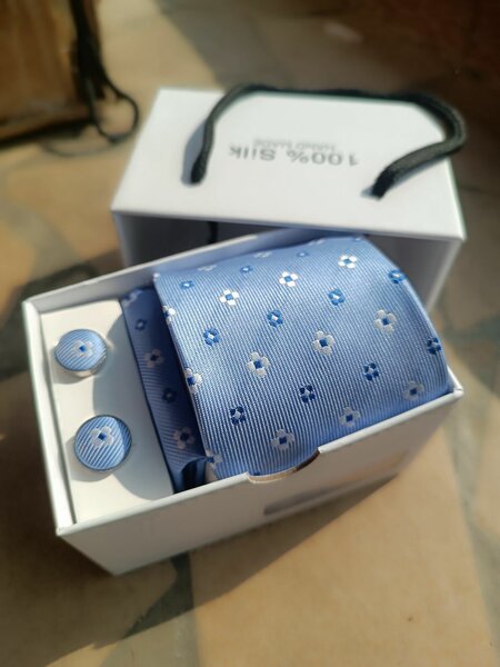 Silk Tie and Cufflink Set