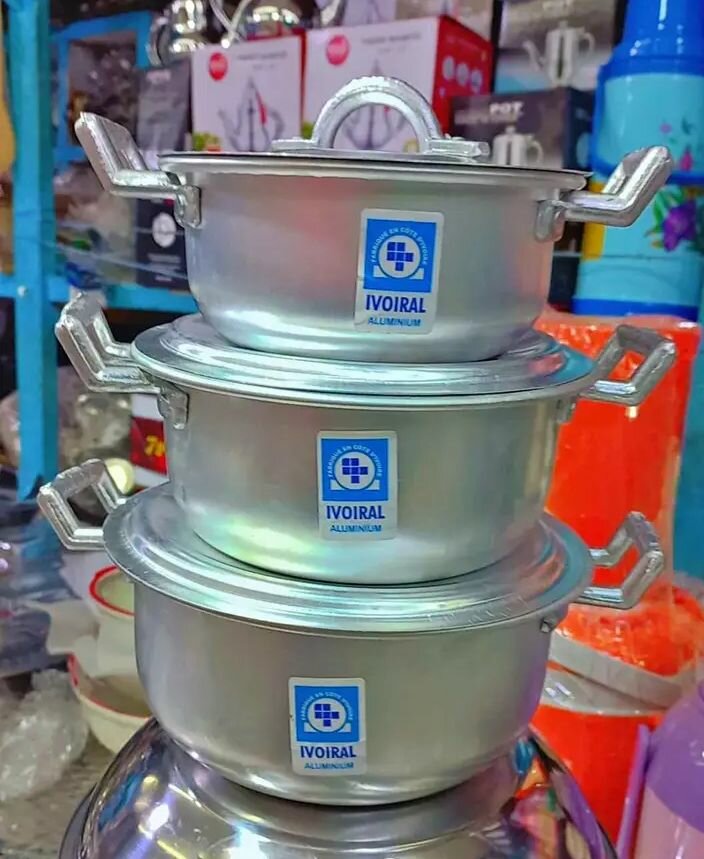 Batterie de Cuisine Aluminium Ivoiral