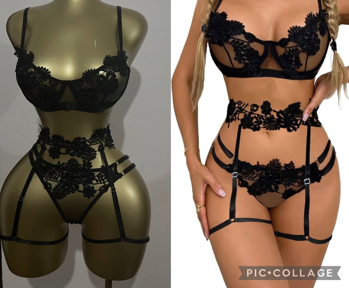Lingerie sexy en dentelle noire