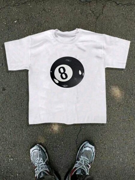 T-shirt avec imprimé 8 ball