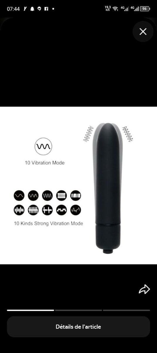 Mini Vibromasseur 10 Modes