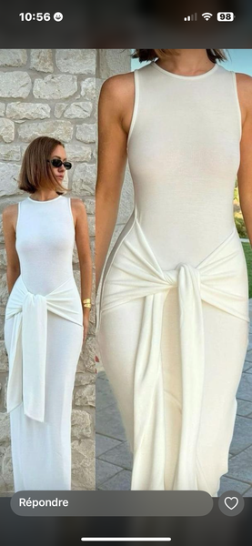 Robe asymétrique élégante