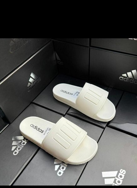 Adidas Slide Blanche Femme