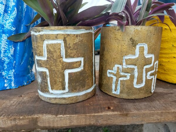 Cache-pots décoratifs artisanaux