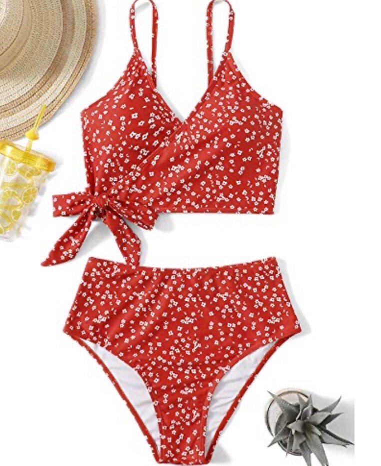 Ensemble de bikini taille haut