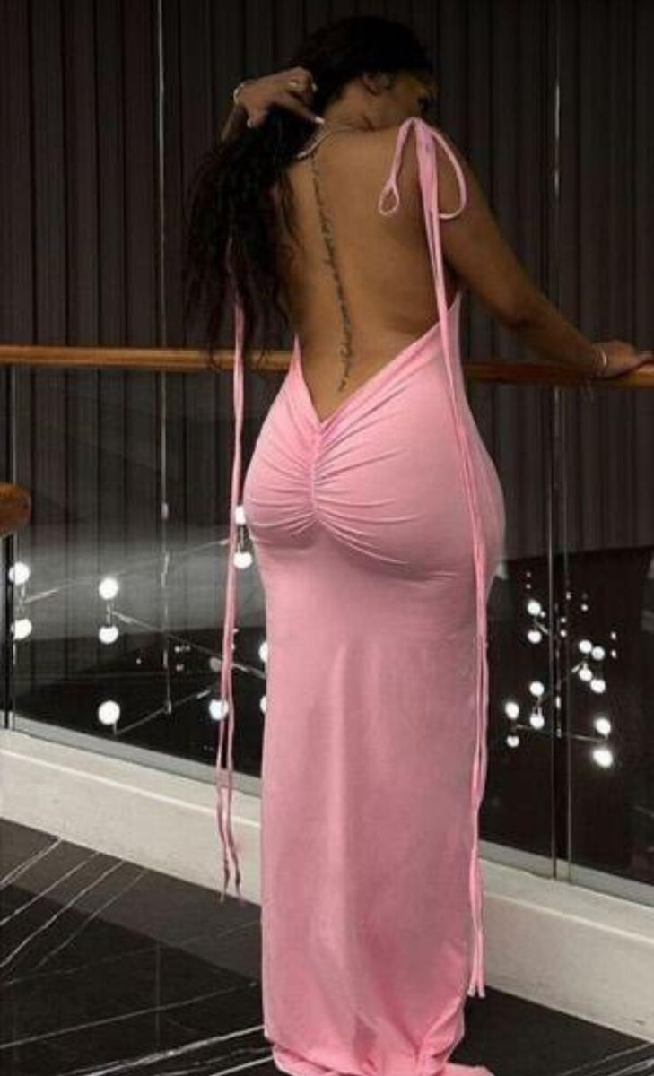 Robe longue dos nu élégante