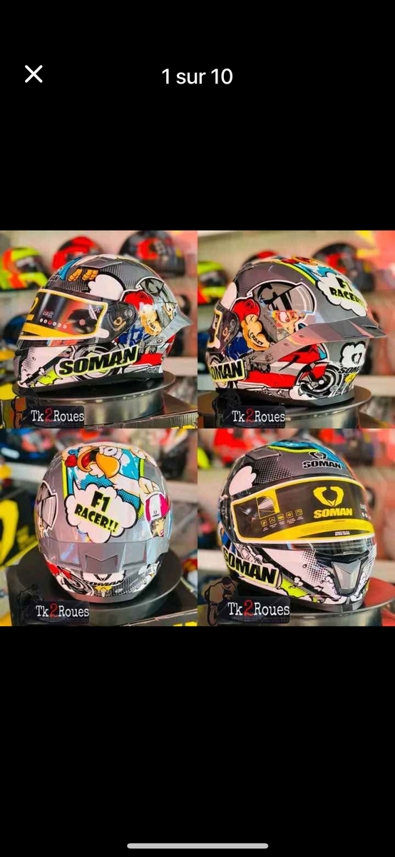 Casque Moto VGV Sécurisé