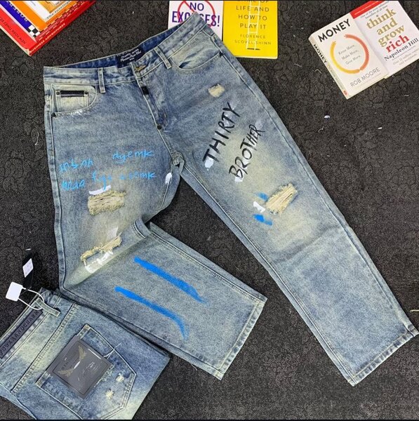 Jeans créatifs unisexes