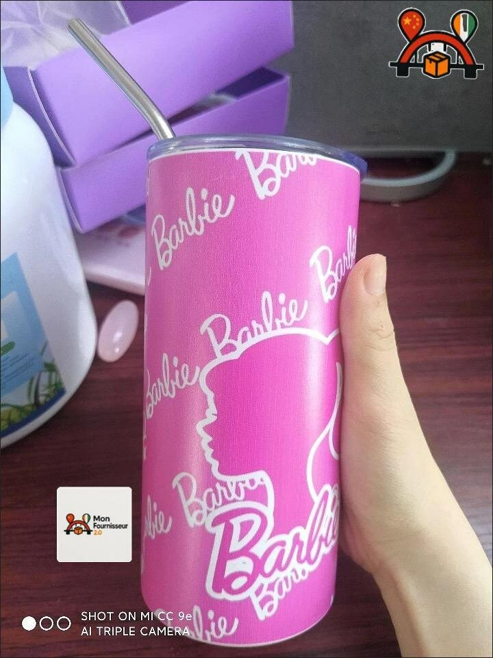 Gobelet isotherme Barbie stylé