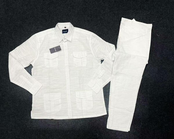 Ensemble Chemise Pantalon Blanc