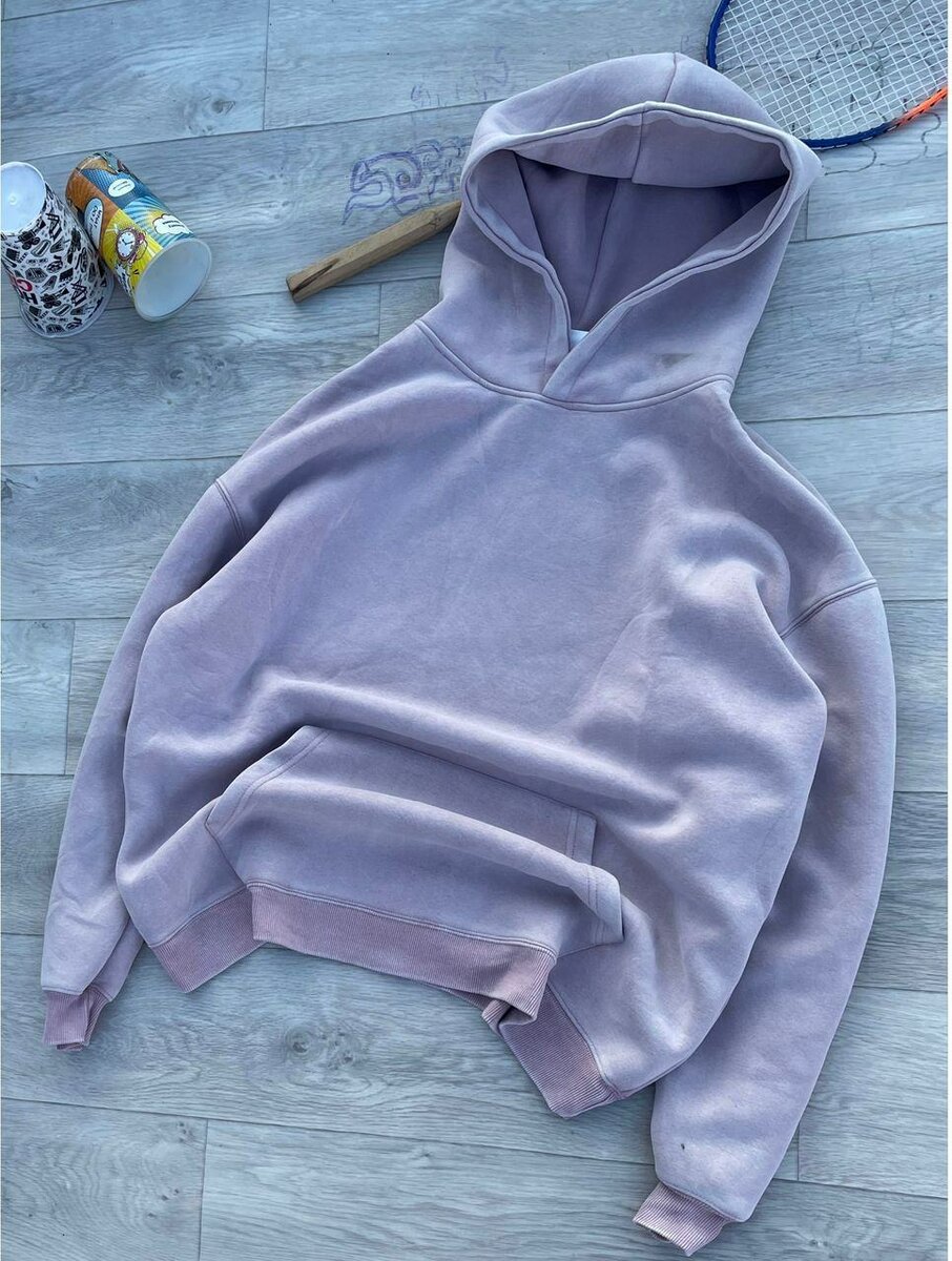 Sweat à Capuche Rose Doux