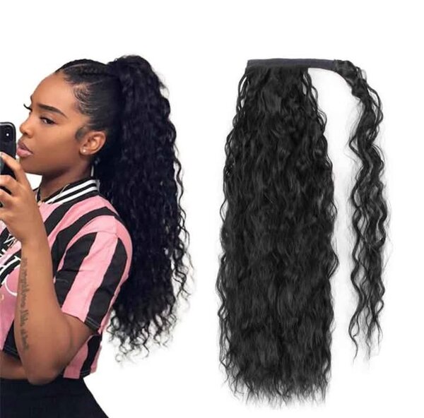 Ponytail Longue Ondulée