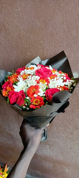 Bouquet de fleurs colorées