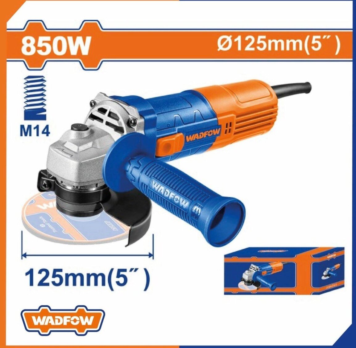 Meuleuse d'angle 125mm 850W