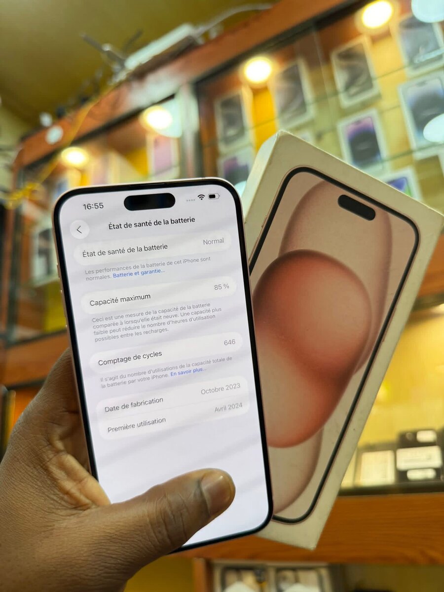 iPhone 15 Rose Neuf