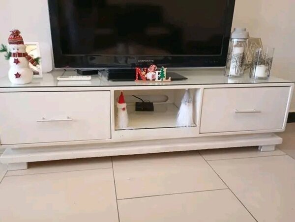 Meuble TV moderne blanc