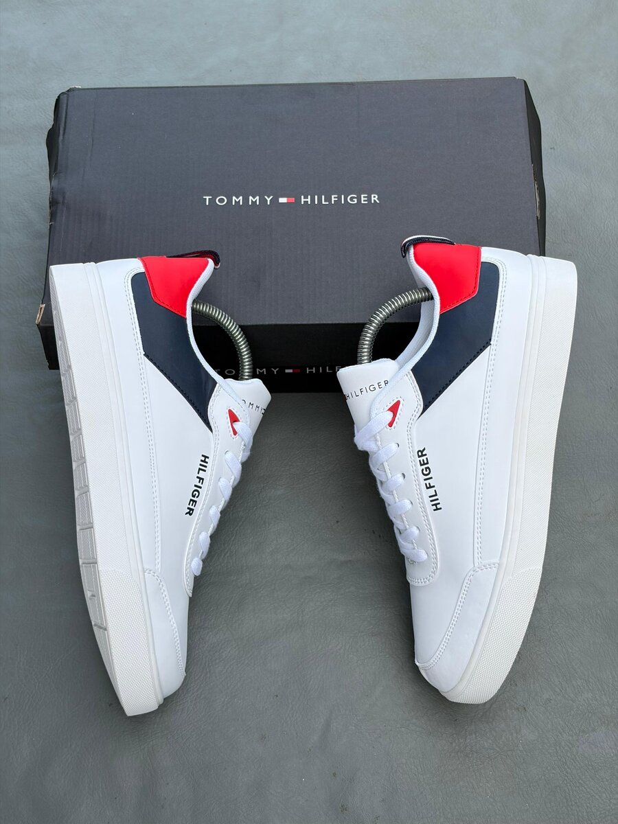 Baskets blanches Tommy Hilfiger
