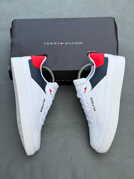 Baskets blanches Tommy Hilfiger