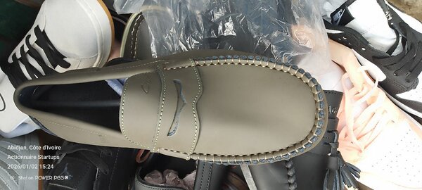 Mocassins élégants en cuir