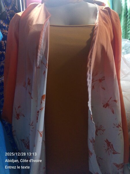 Veste légère à motifs