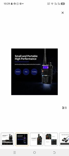 Mini talkie-walkie portable puissant