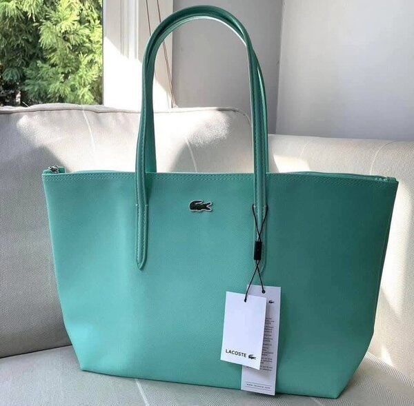 Sac cabas en cuir Lacoste