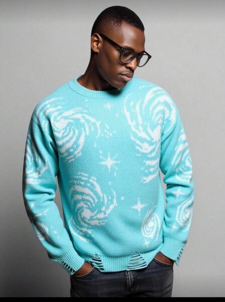 Pull homme et femme motif original