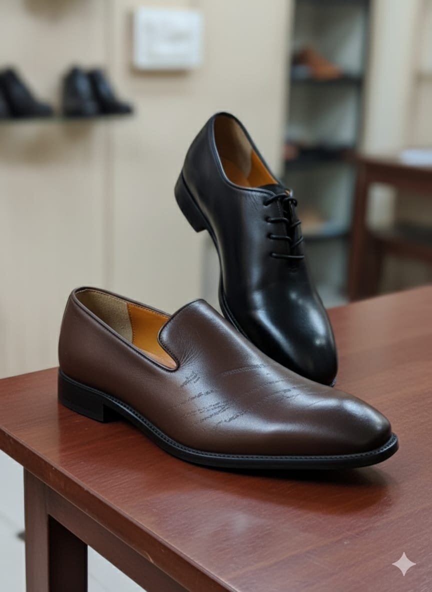 Soulier en cuir pour homme