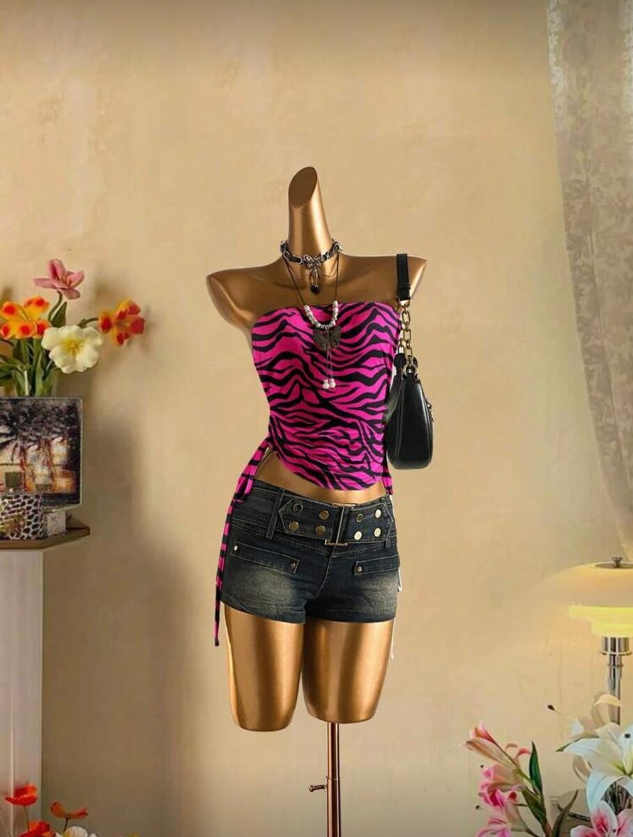 Débardeur imprimé léopard femme