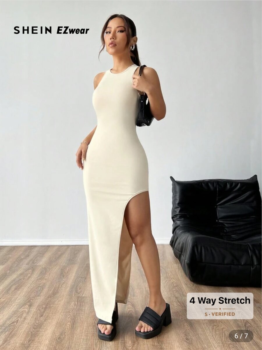 Robe Maxi Stretch Shein