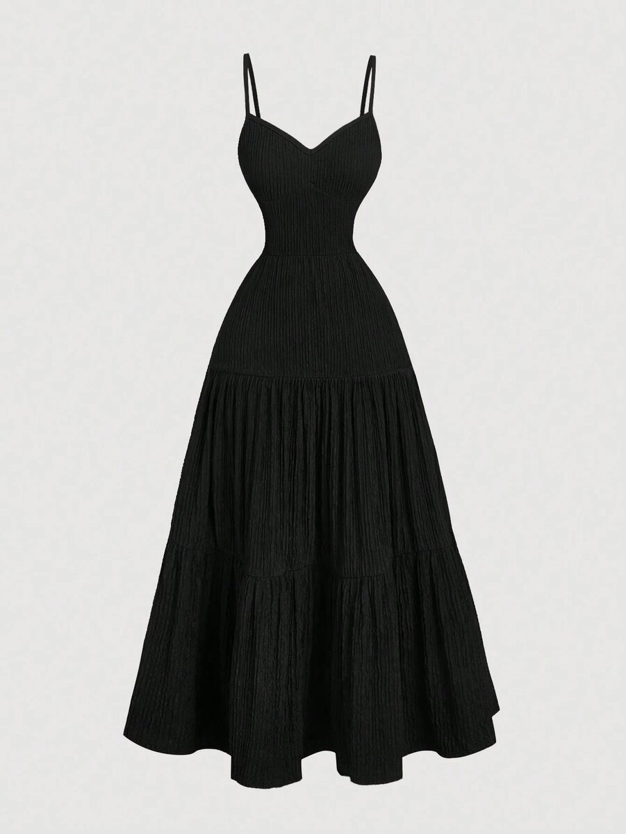 Robe maxi élégante avec bretelles