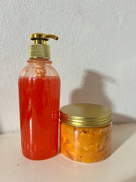 Ensemble Beurre et Huile pour Cheveux