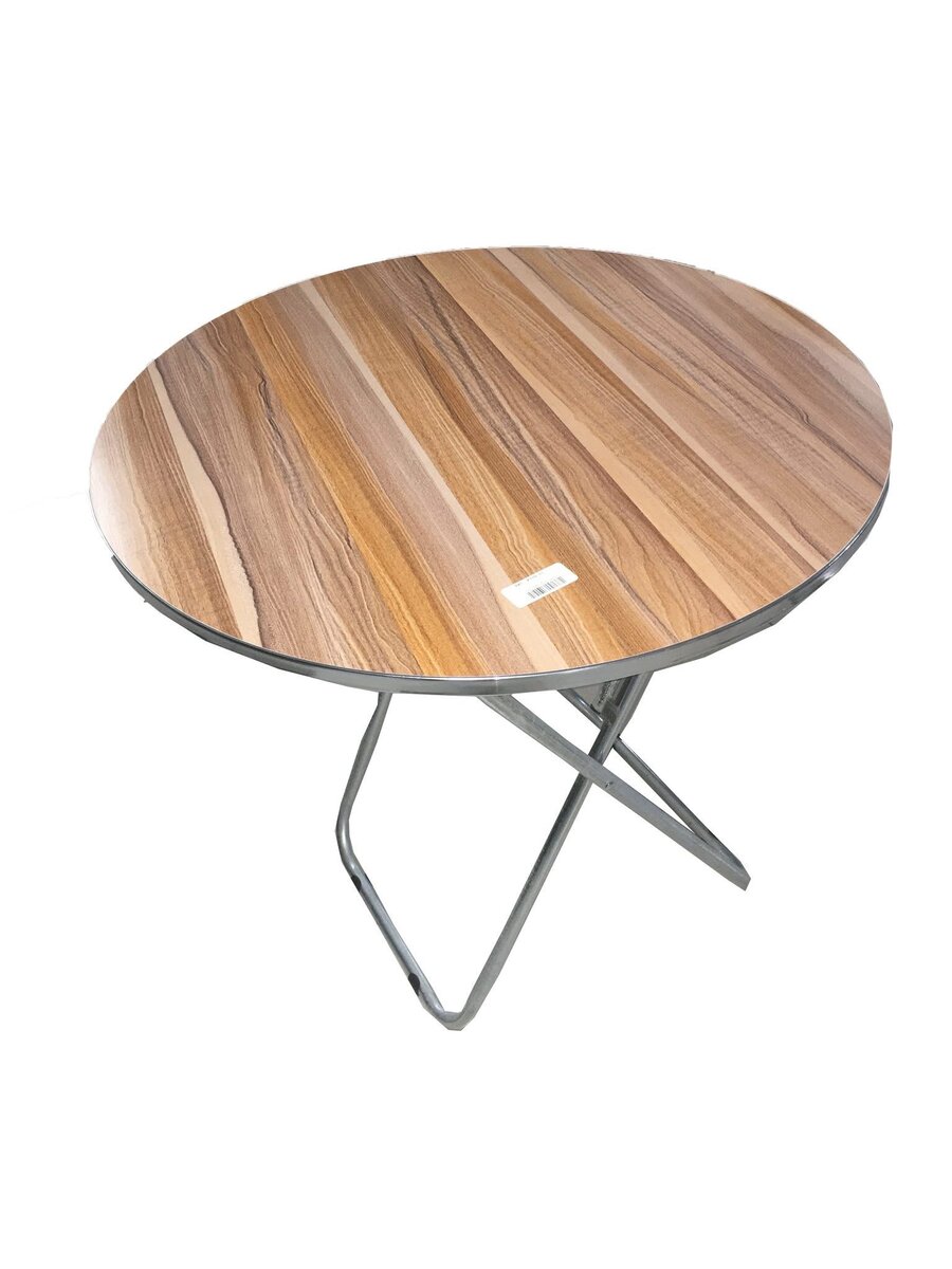 Table pliante ronde en bois