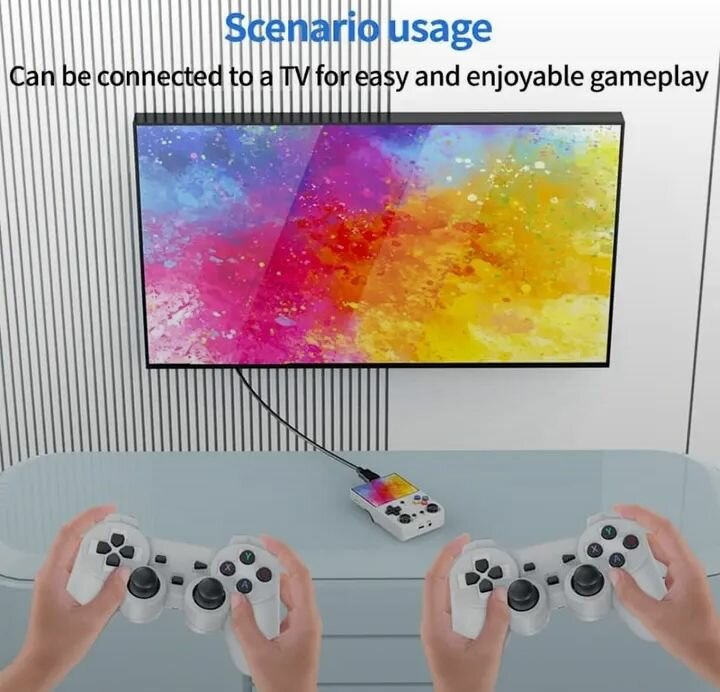 Console rétro portable TV