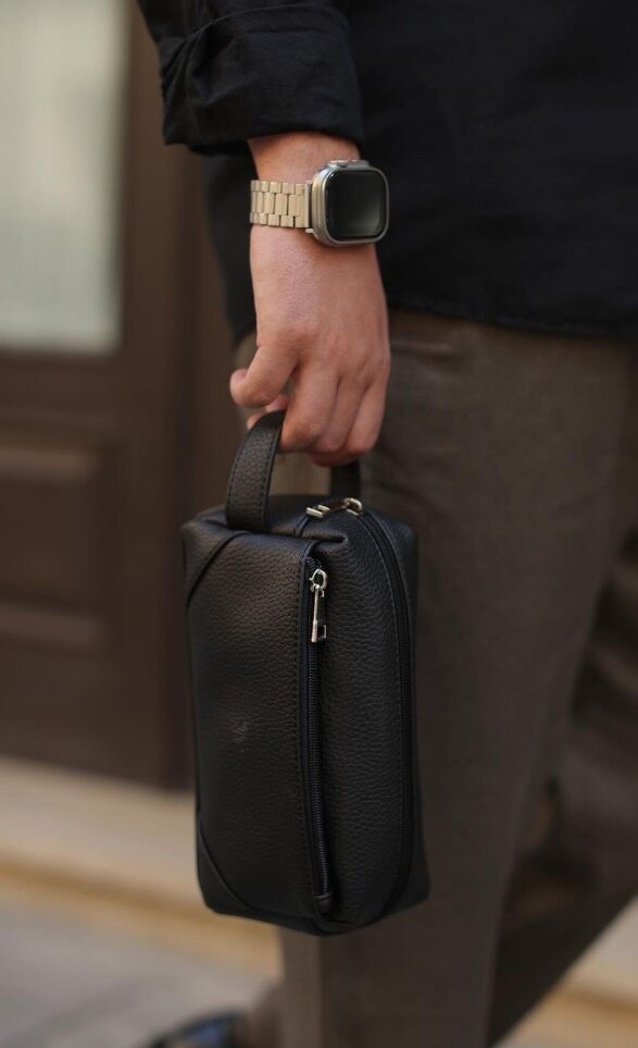 Trousse de Toilette Cuir Homme