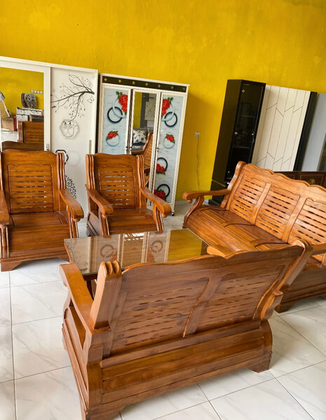 Ensemble de lit géométrique bleu