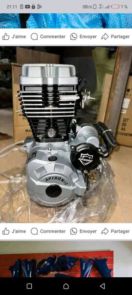 Moteur Moto Puissant