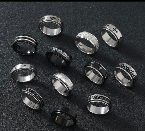 Bague en acier inoxydables