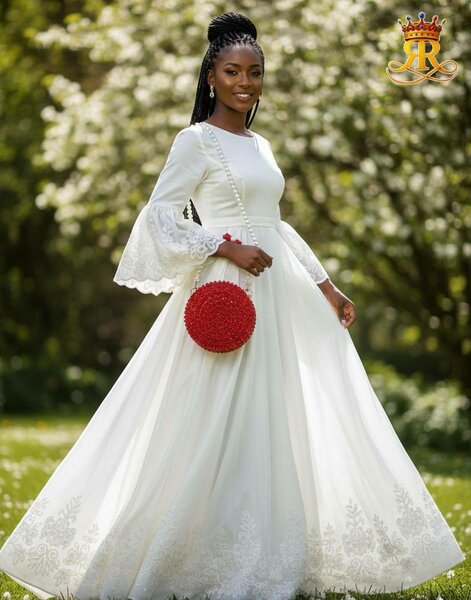 Sac à main rond en perles rouges