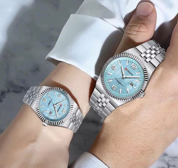 Montres Couple Élégantes Curren