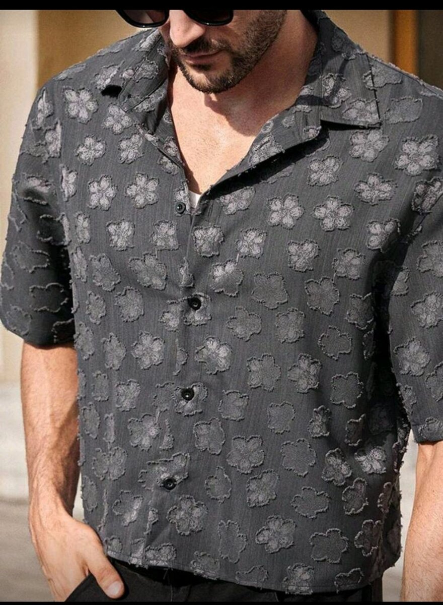 Chemise Homme Motif Floral