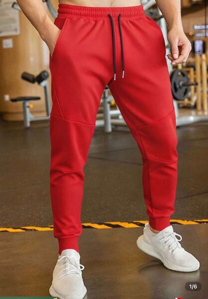 Pantalon de Sport Rouge Homme