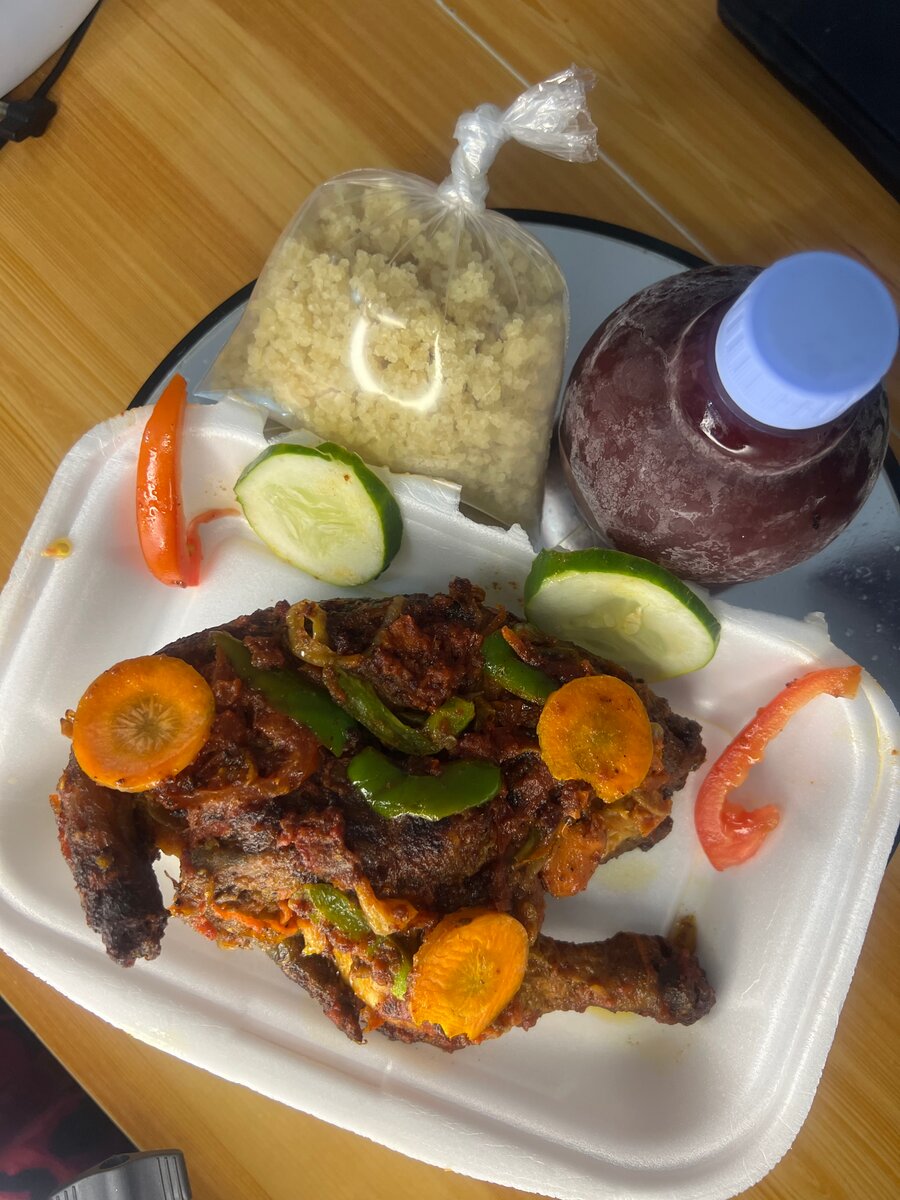 Poulet grillé sauté