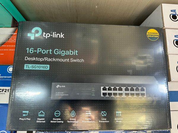 Switch Gigabit 16 Ports PoE
