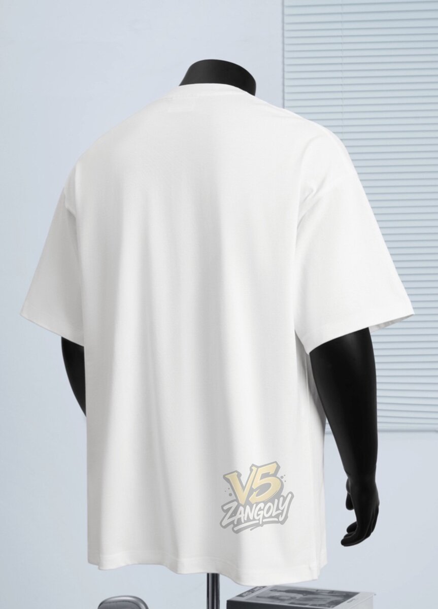 T-shirt Oversize blanc unisexe