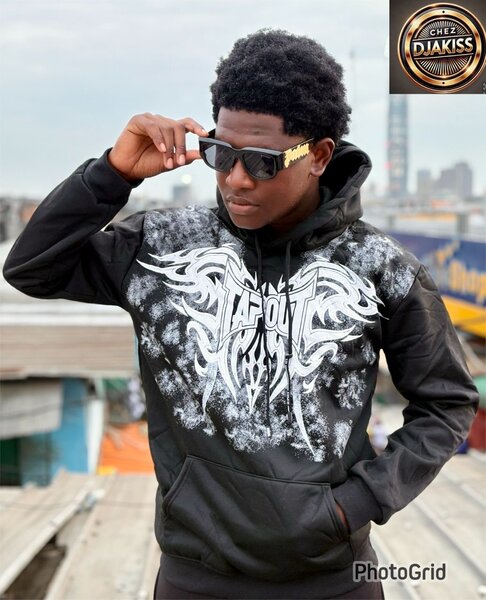 Sweat-shirt à capuche style urbain