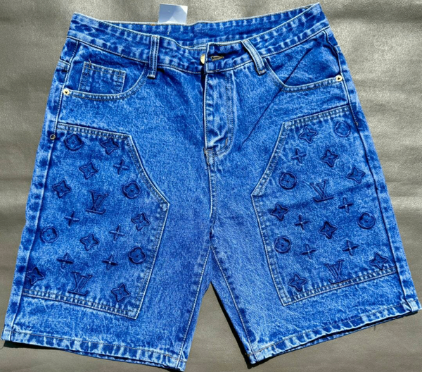 Short en jean imprimé tendance