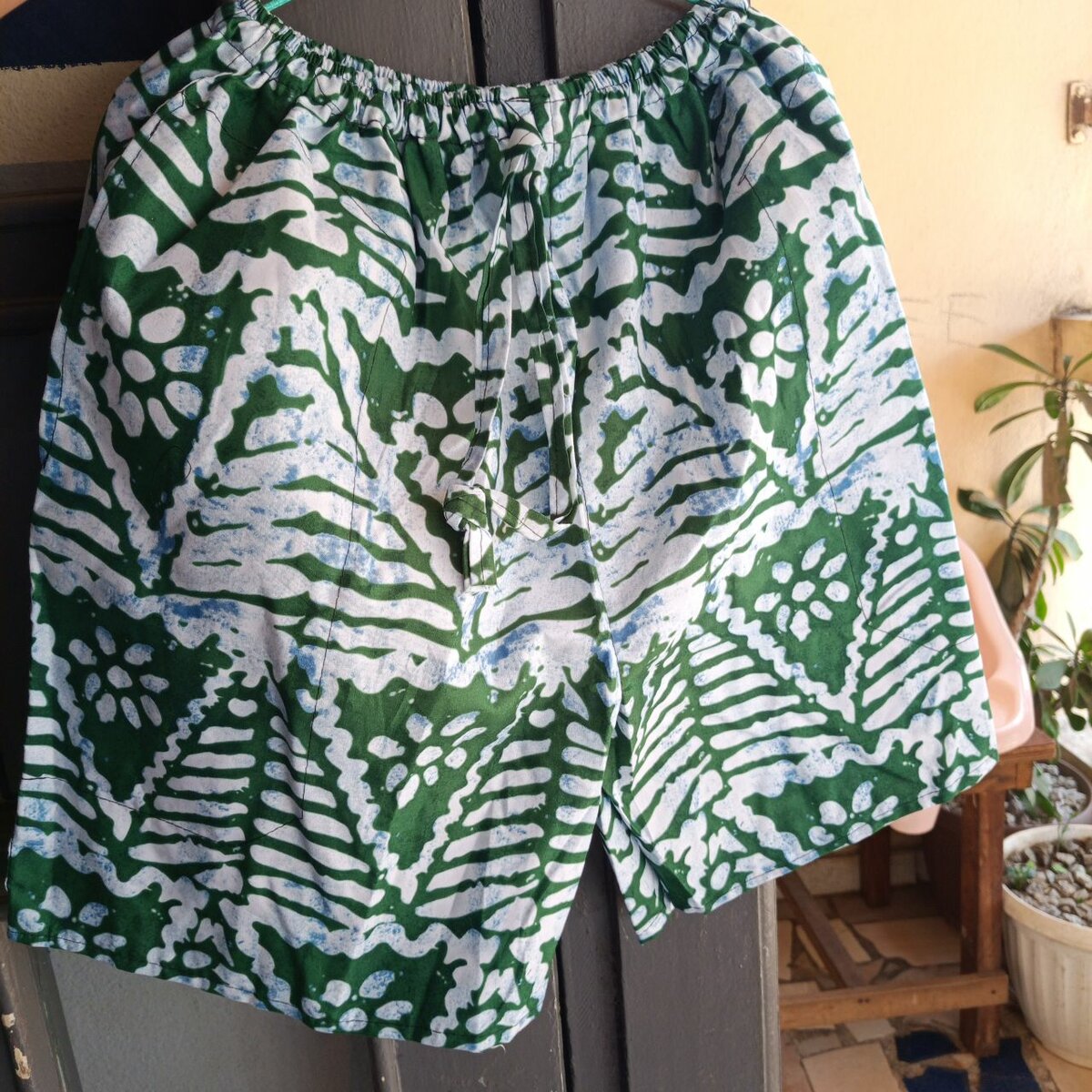 Shorts en wax africain