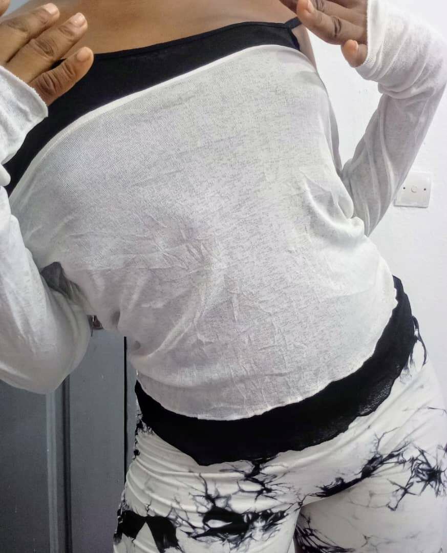 Pull long à épaules dénudées