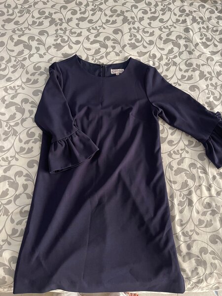 Elegant Navy Blue Dress